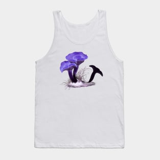 Purple Mushrooms Tank Top